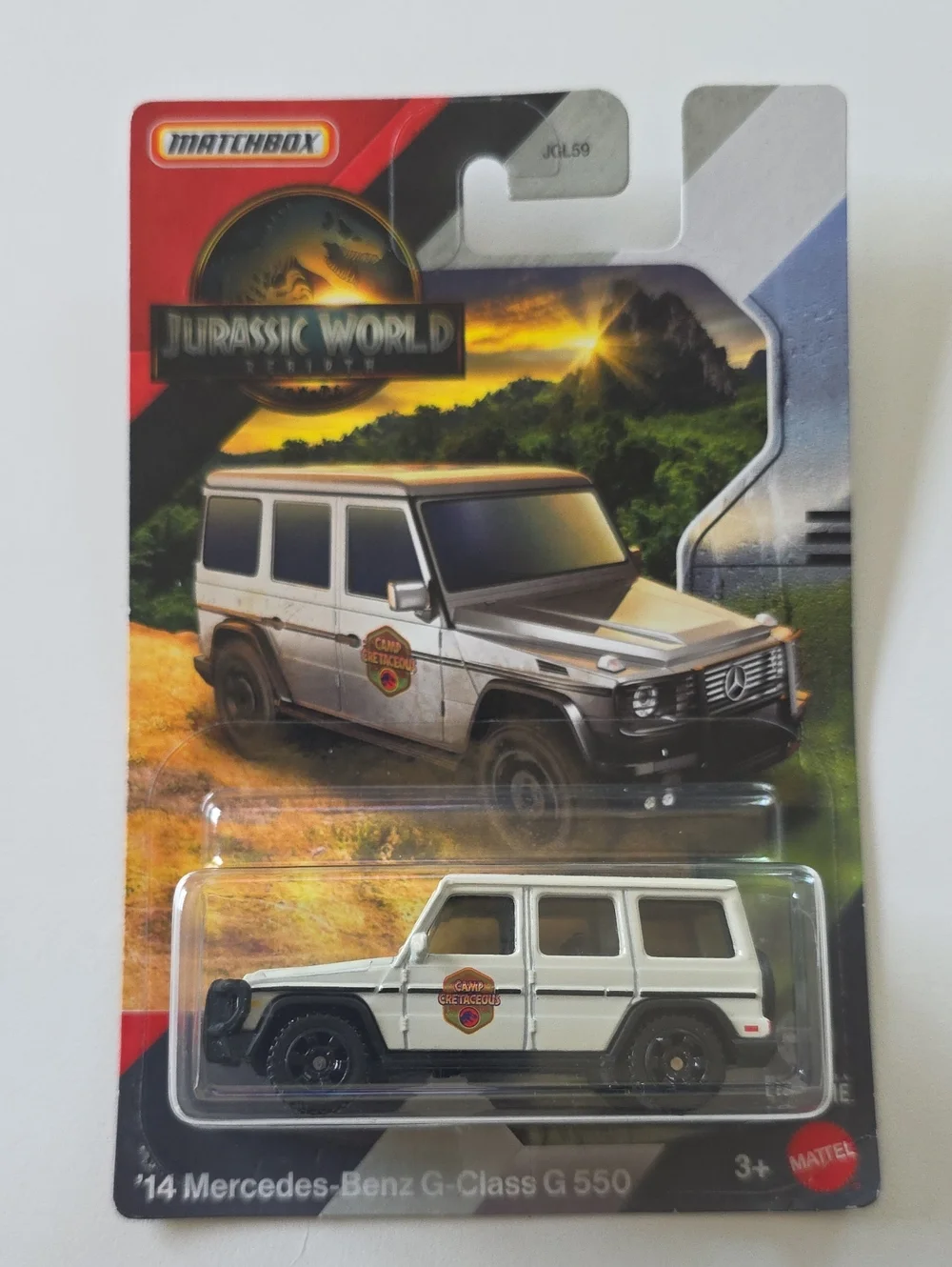 Matchbox Jurassic World Jeeps - OffRoad InGen Vehicle and Mercedes G550 Cars